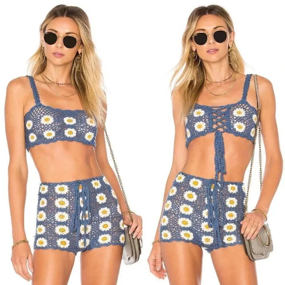 Lovers and friends DAISY CROP TOP M $128